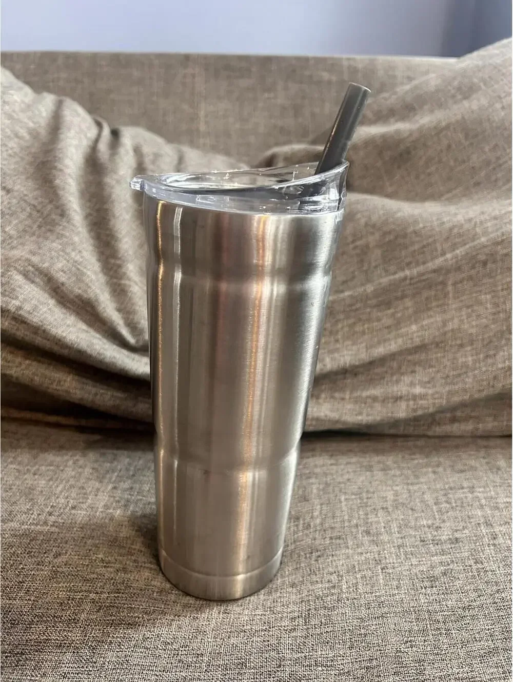 Bubba 24 Oz Dual Wall Vacuum Insulated Stainless Steel Travel Mug Cup With Straw